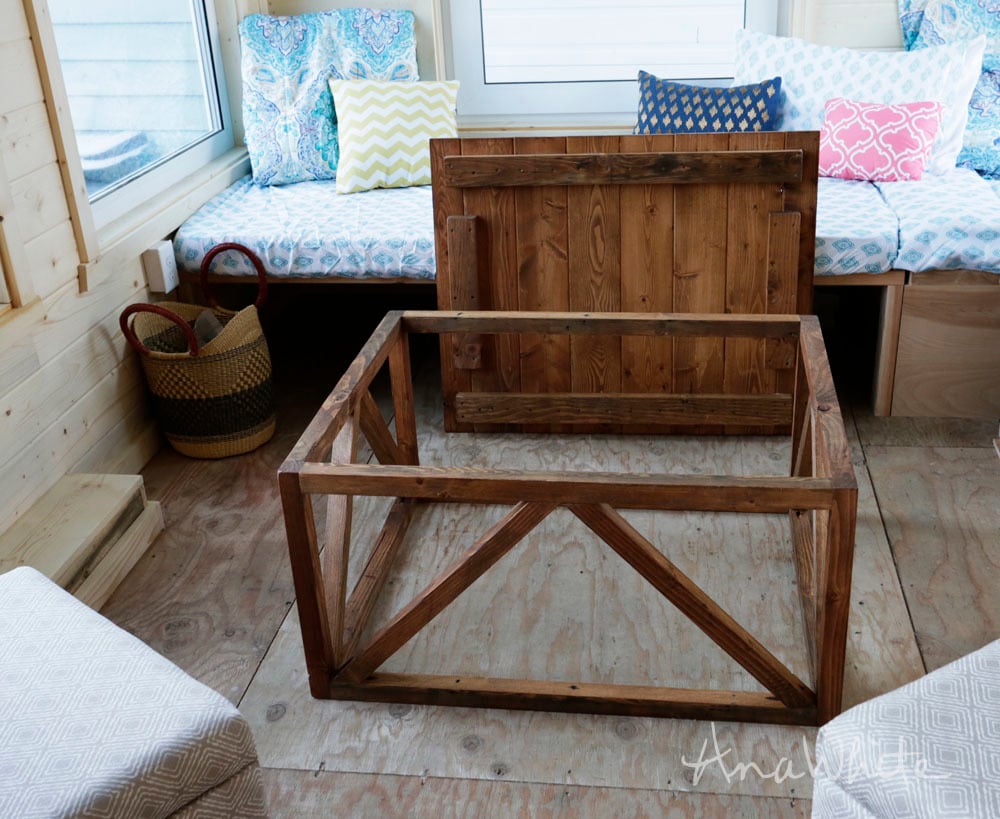 Coffee Table Converts to Dining Table from Wild Rose Tiny House | Ana White
